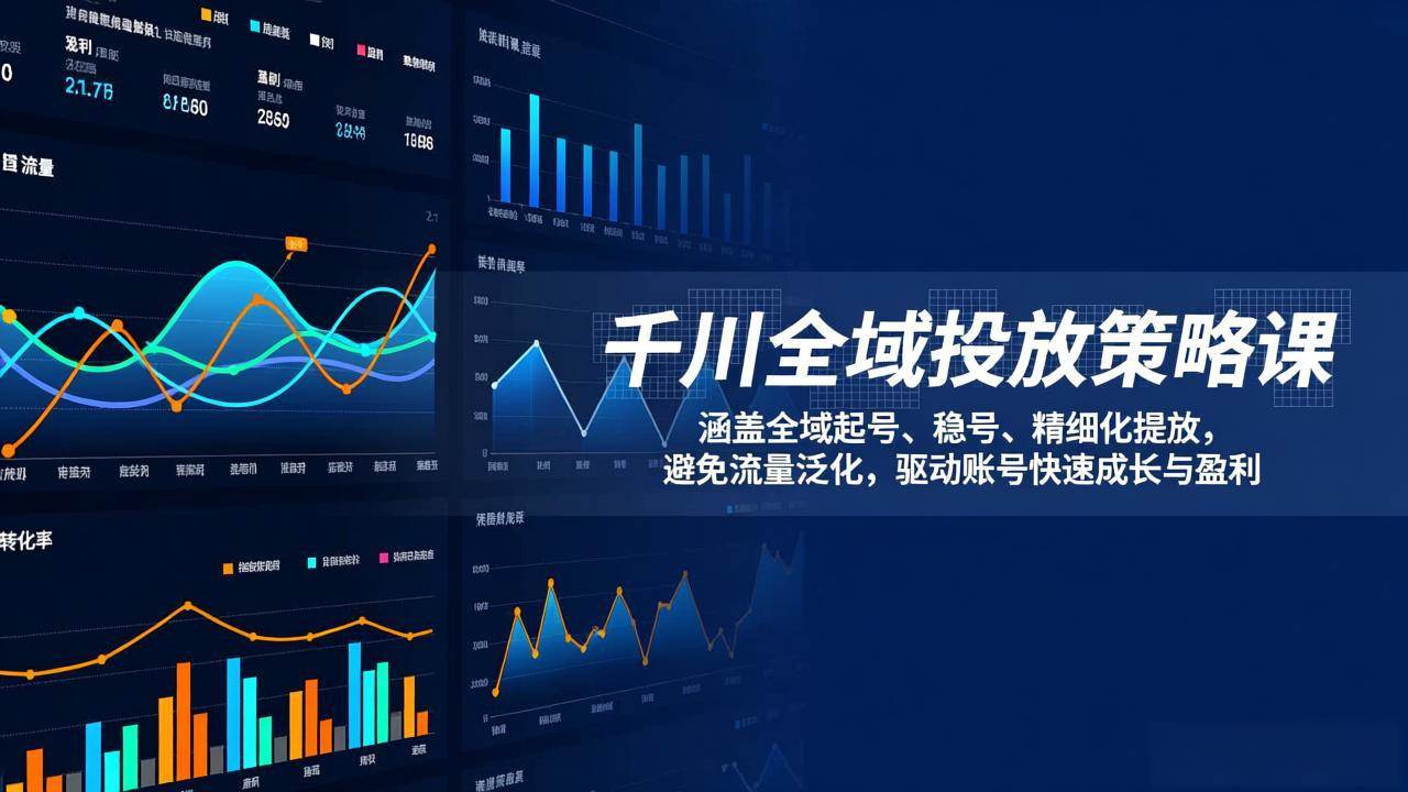 (17285期)千川全域投放策略课:涵盖全域起号、稳号、精细化投放,避免流量泛化,驱动账号快速成长与盈利-创客天堂